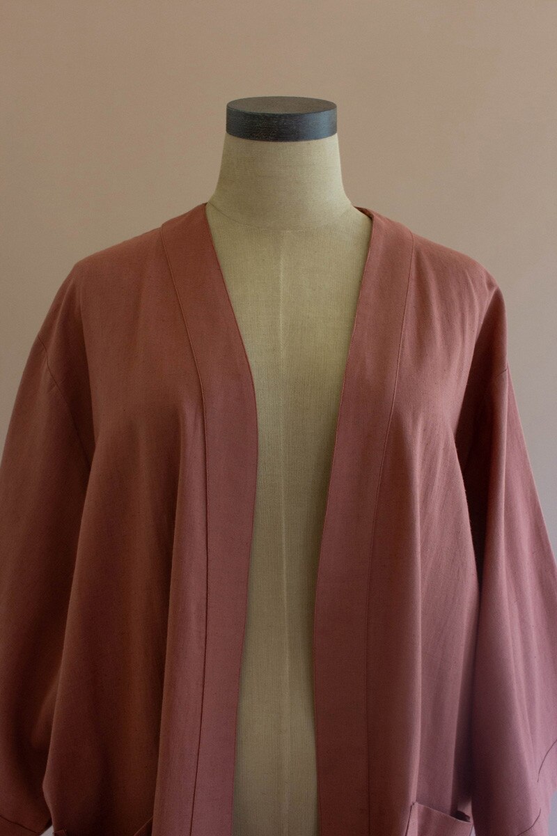Sienna Short Kimono with Front Pockets
