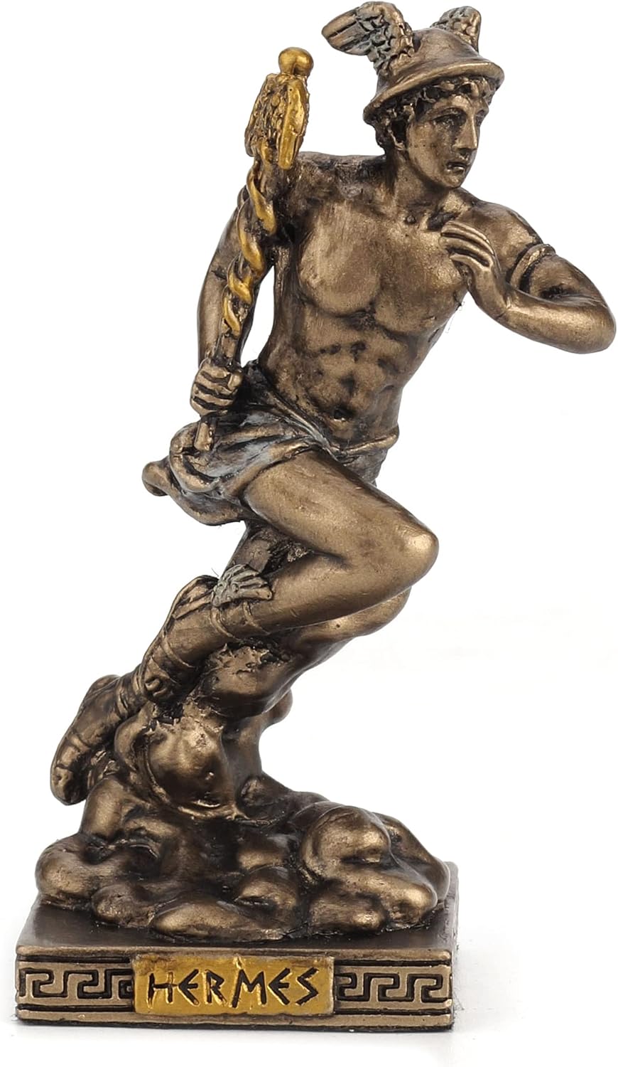 Greek God Hermes The Messenger Of The Gods Miniature Figurine