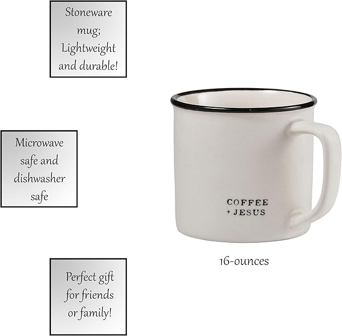 Santa Barbara Design Studio Black and White Coffee Cups