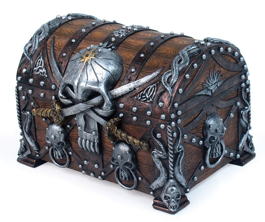 Pirate's Treasure Chest Trinket/Mini Jewelry Box