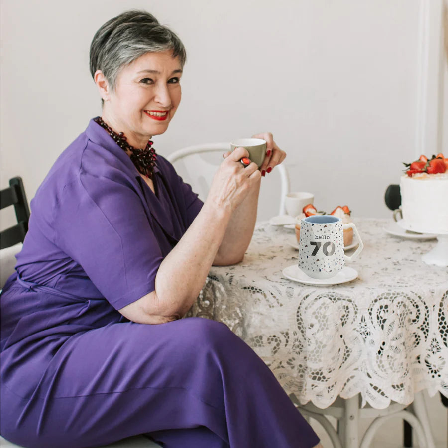 Hello 70 - 17 oz Geometric Cup