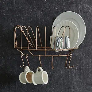 Hanging Plate And Cup Rack