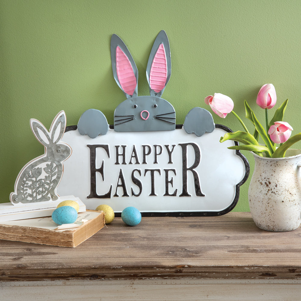 Happy Easter Bunny Sign