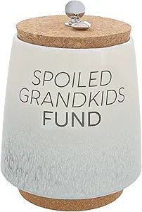 Spoiled Grandkids Ceramic Savings Bank