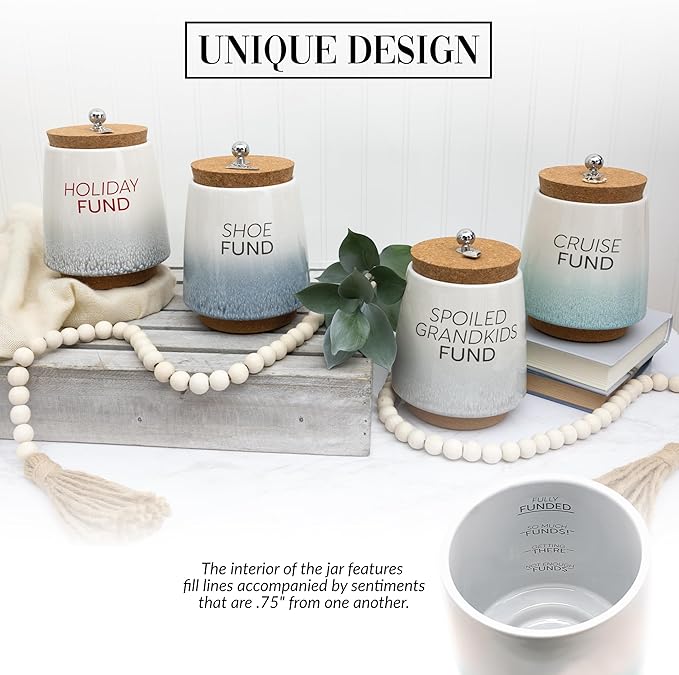 Spoiled Grandkids Ceramic Savings Bank