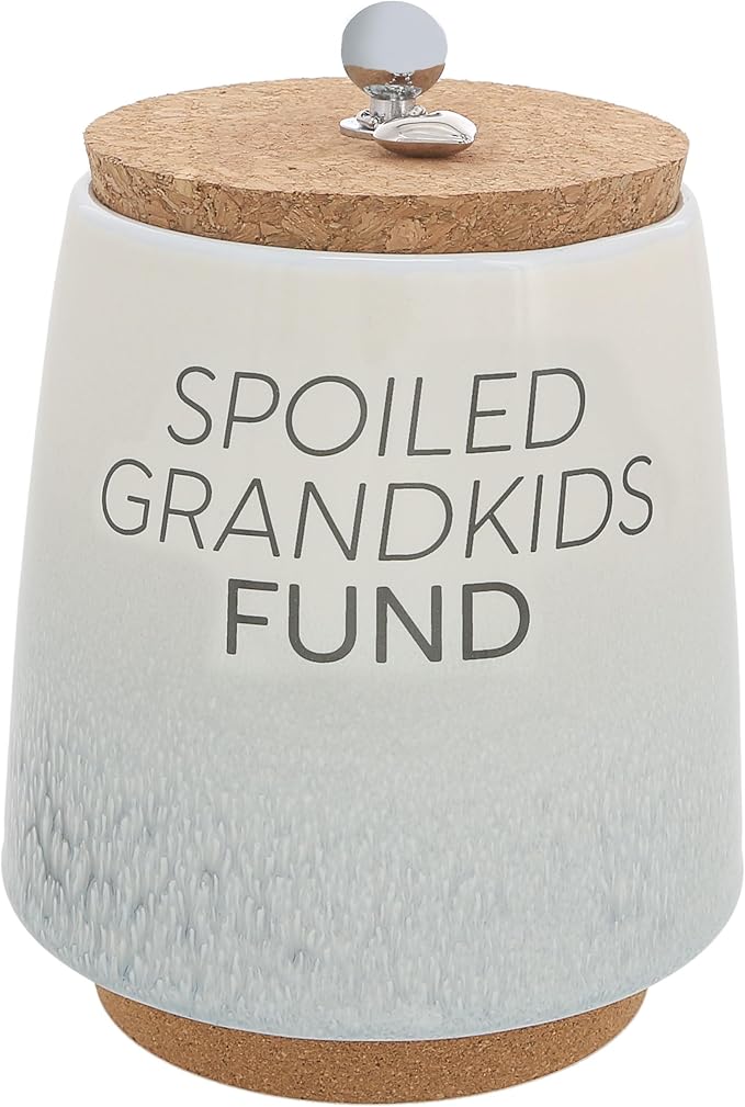 Spoiled Grandkids Ceramic Savings Bank