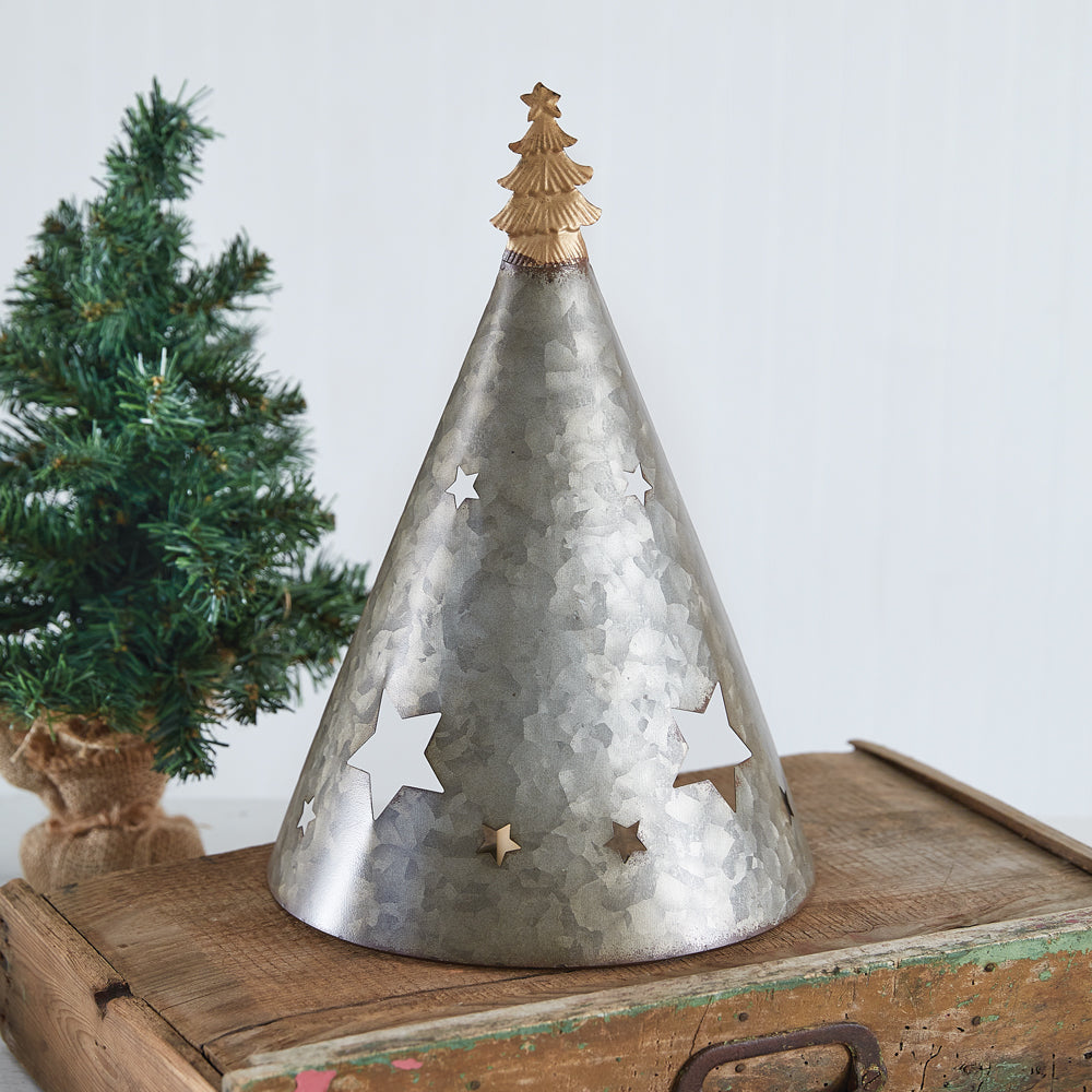 Large Christmas Tree Votive Holder