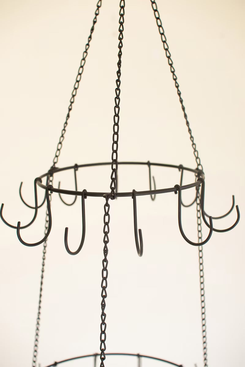 Three Layer Hanging Wire Ornament Tree