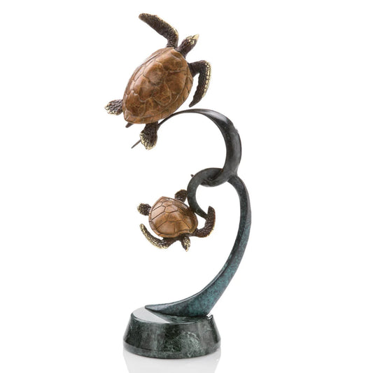Double Turtles On Ribbon