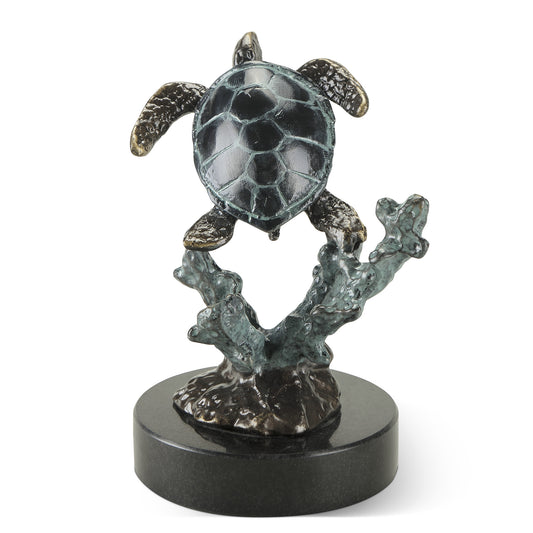 Cast Aluminum Solo Sea Turtle