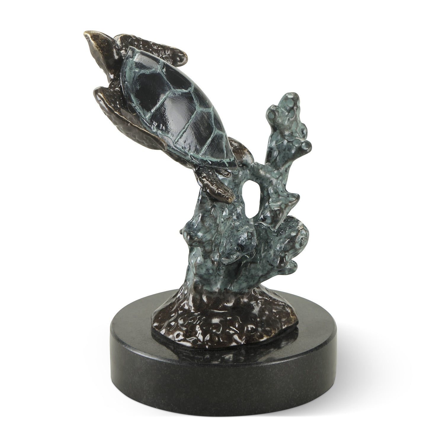 Cast Aluminum Solo Sea Turtle
