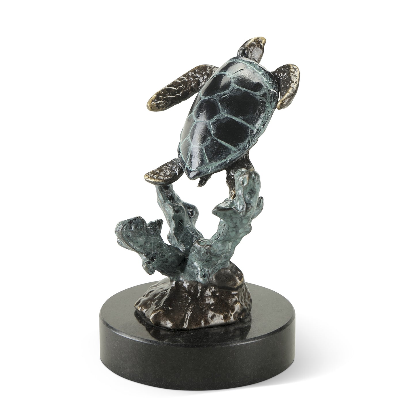 Cast Aluminum Solo Sea Turtle