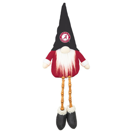 Plush Gnome Sitter With Beaded Dangle Legs Dorm Decoration