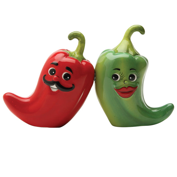 Hot Chili Peppers Salt & Pepper Shakers