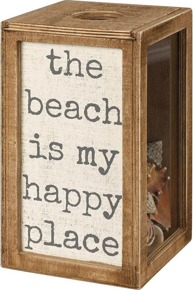 The Beach Is My Happy Place Shell Holder