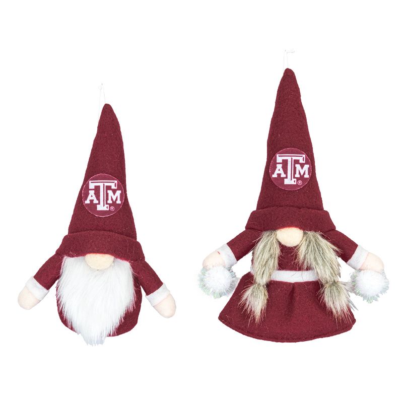 Texas A&M Gnome Ornaments Set of 2
