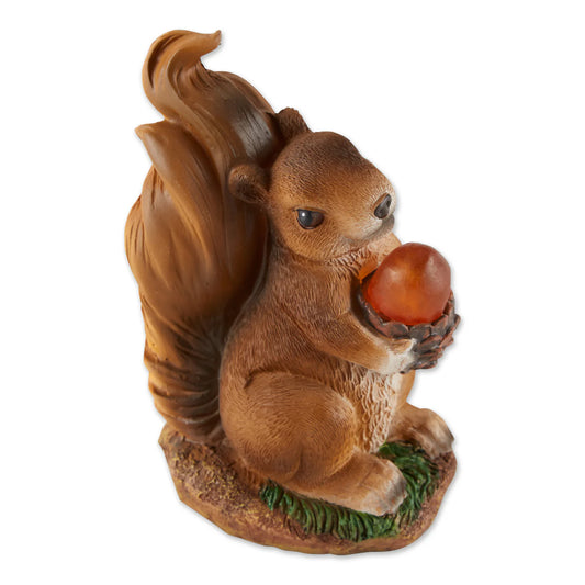 Squirrel Solar Statue