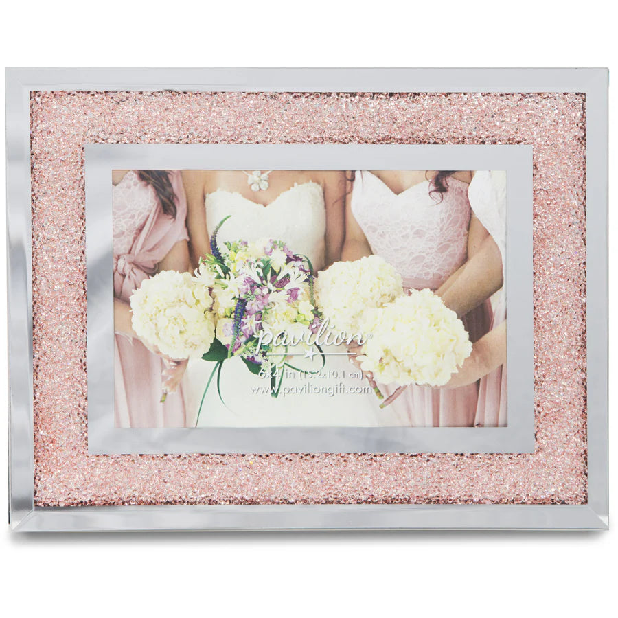 Glorious Occasions Pink Crystal Wedding Bridesmaids Picture Frame