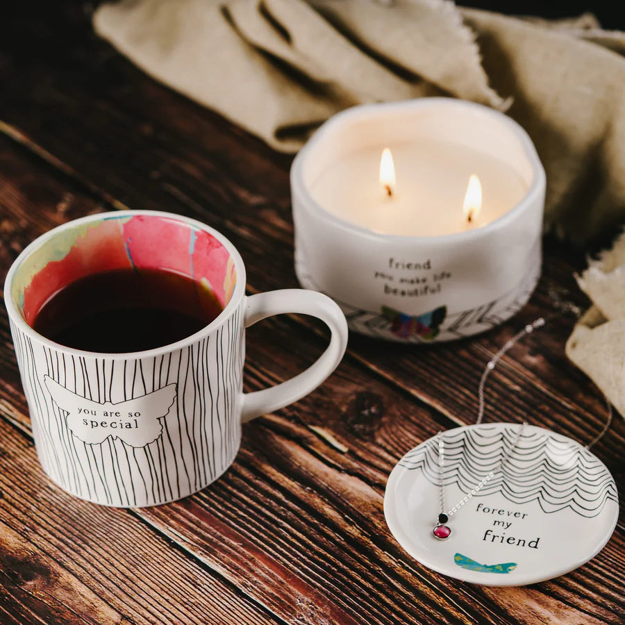Friend 8 oz 100% Soy Wax Candle Scent Tranquility