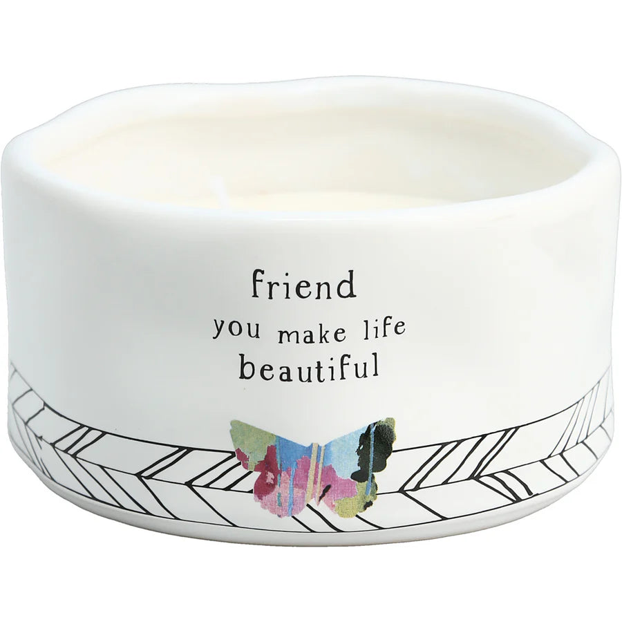 Friend 8 oz 100% Soy Wax Candle Scent Tranquility