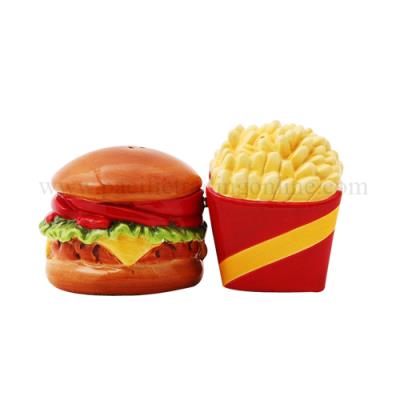 Burger And Fries  Salt & Pepper Shaker Set