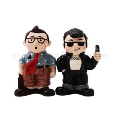 Nerd & Cool Guy Salt and Pepper Shaker Set