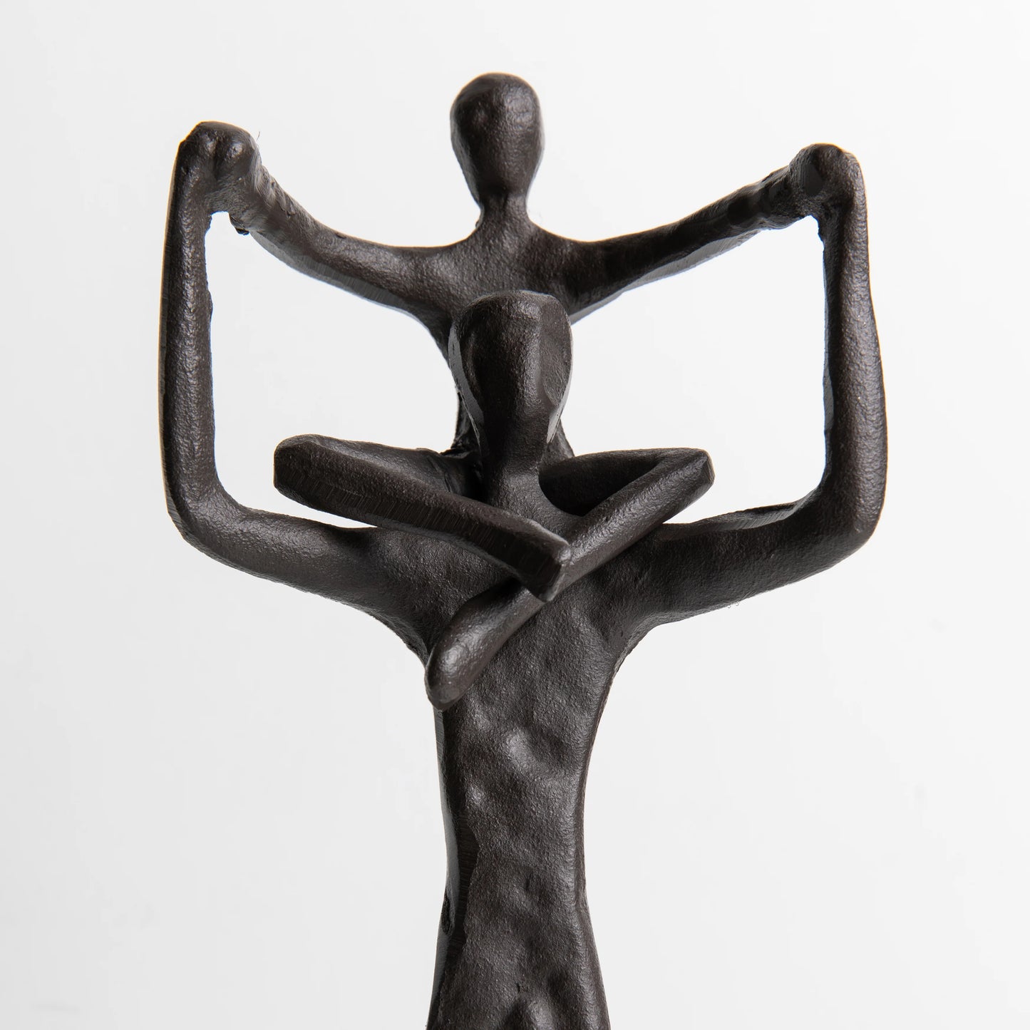 Encircled Reader Iron Sculpture