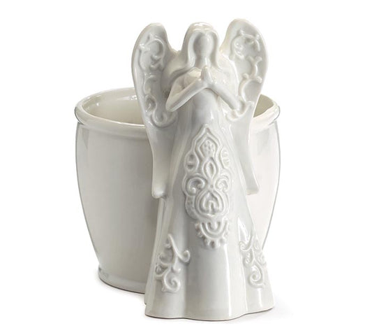 Planter Angel Figurine