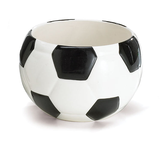 Mini Soccer Ball Ceramic Planter/Bowl