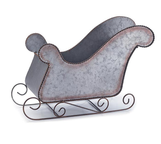 Planter Large Tin Sleigh