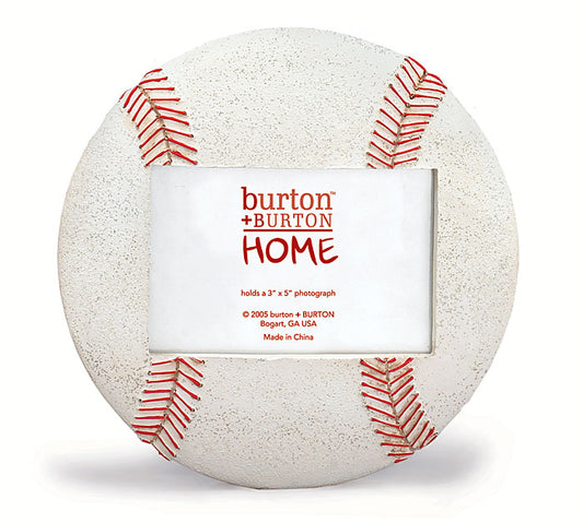 Baseball Shaped Picture Frame