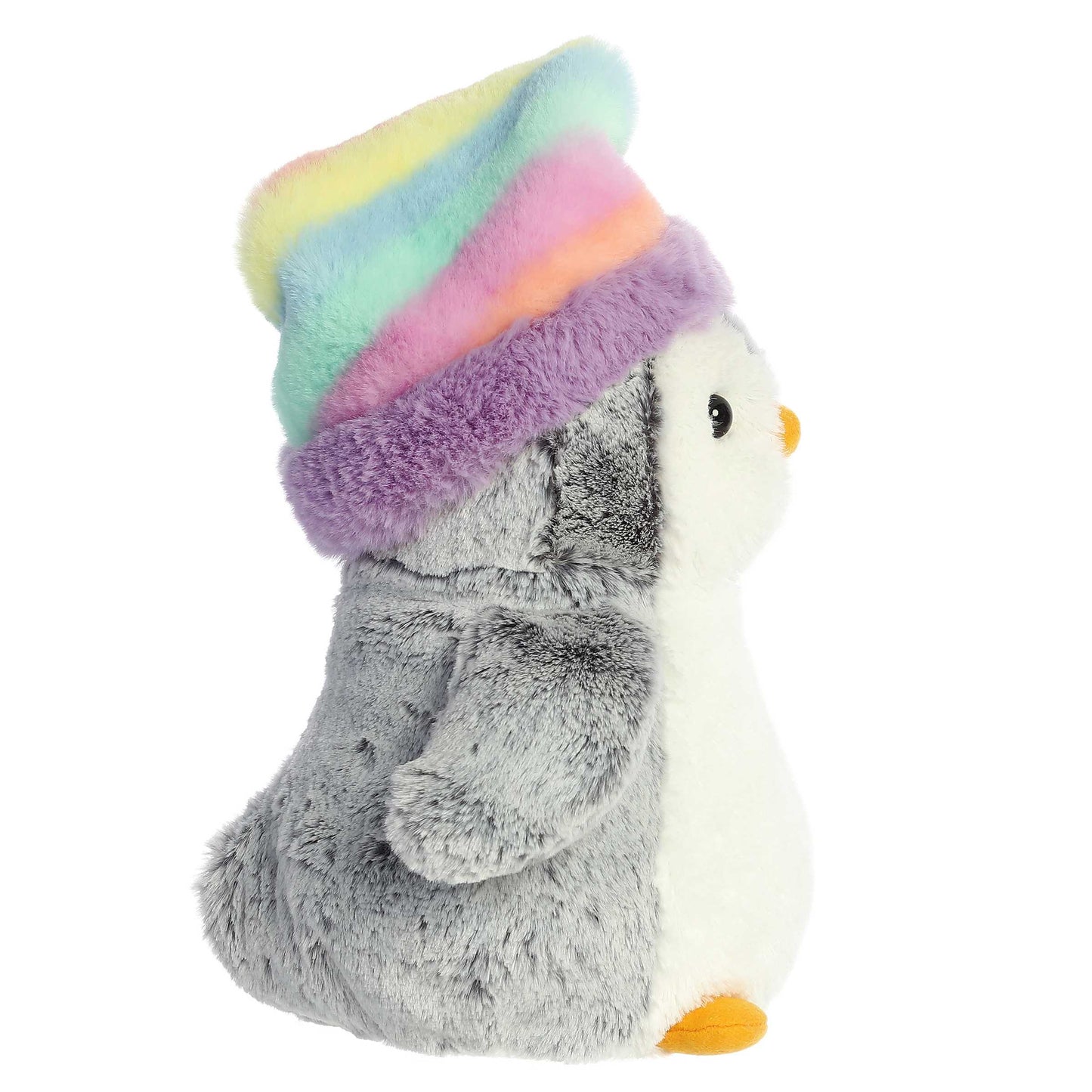 PomPom Penguin 9" Pom Pom Rainbow Hat