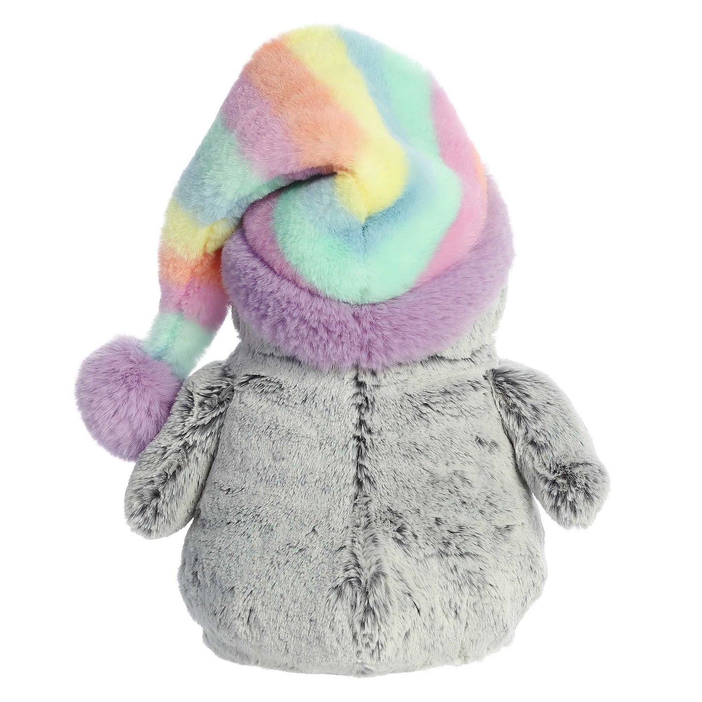 PomPom Penguin 9" Pom Pom Rainbow Hat