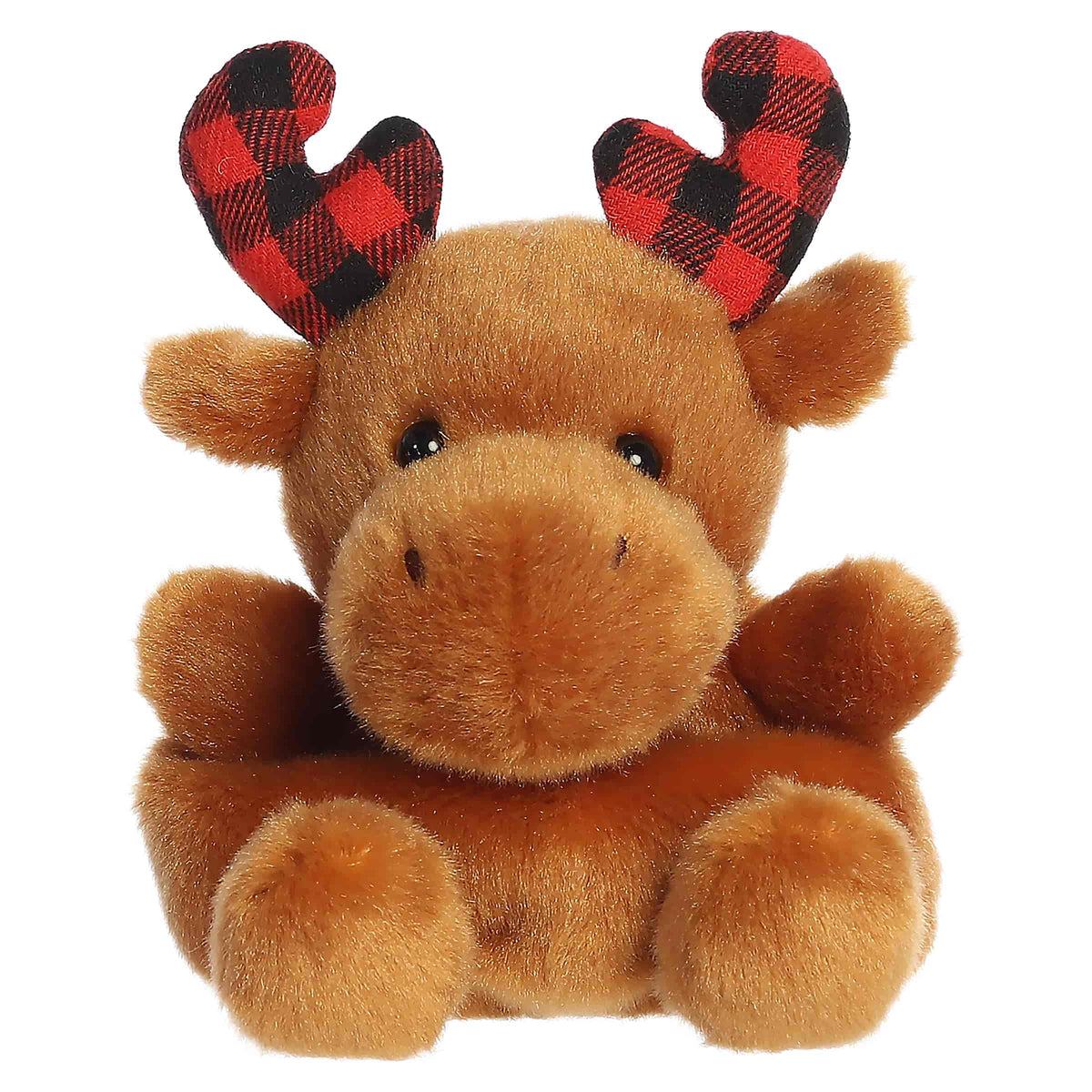 Palm Pals 4" Clove Plaid Moose