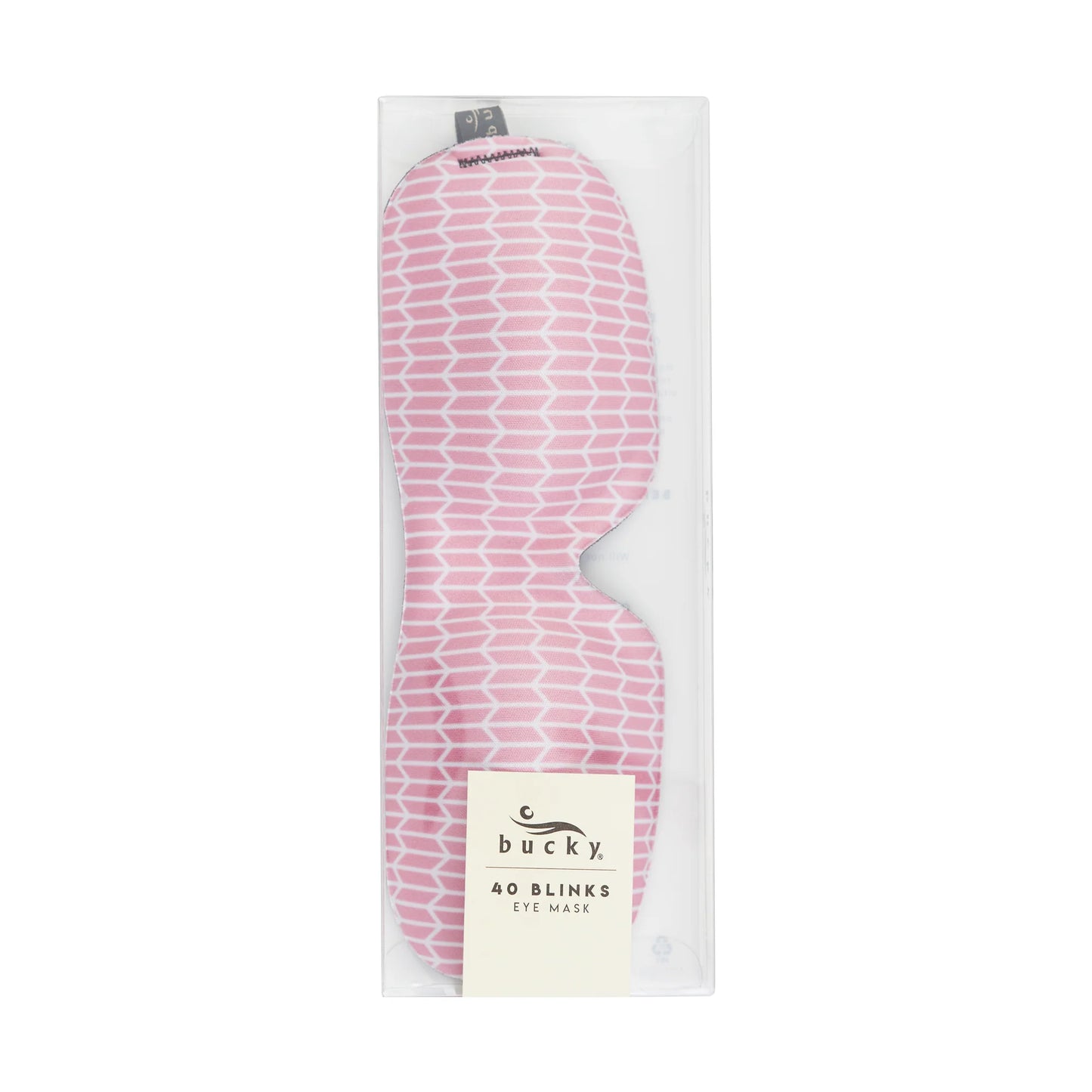 40 Blinks Sleep Mask - Pink Chevron