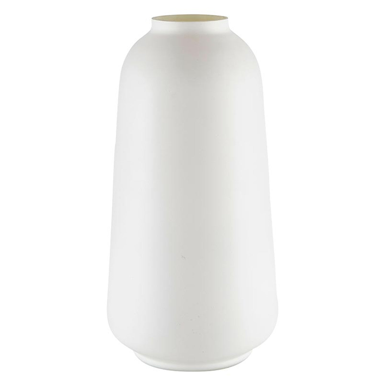 White Matte Cylinder Vase