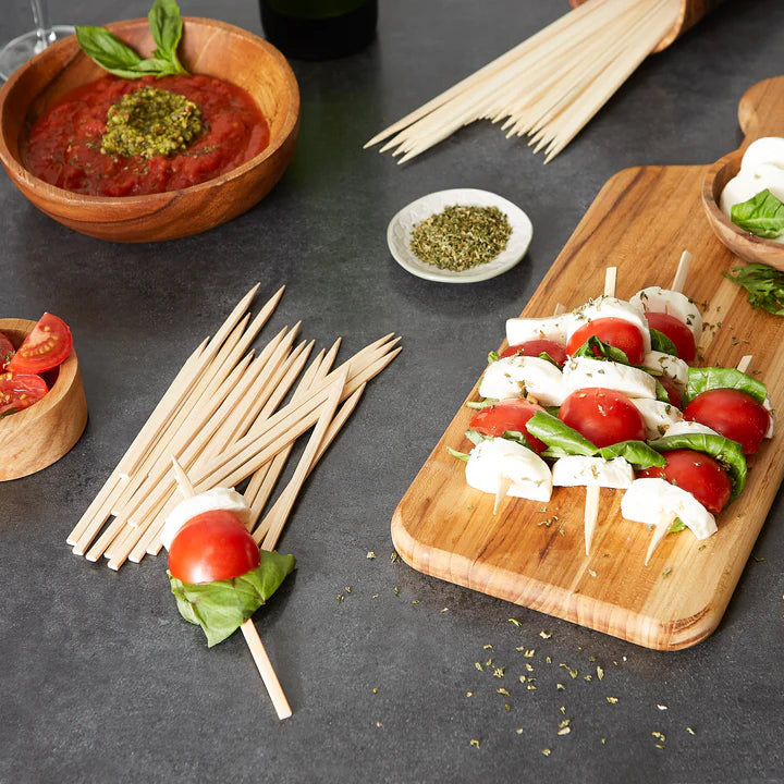 Bamboo Skewer - 6In Flat Skewer - 50 Ct