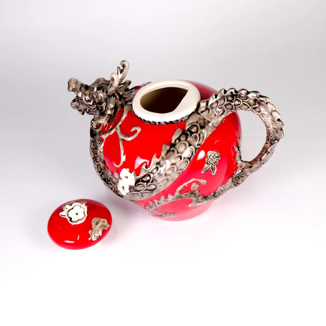Clayworks Red Dragon Teapot