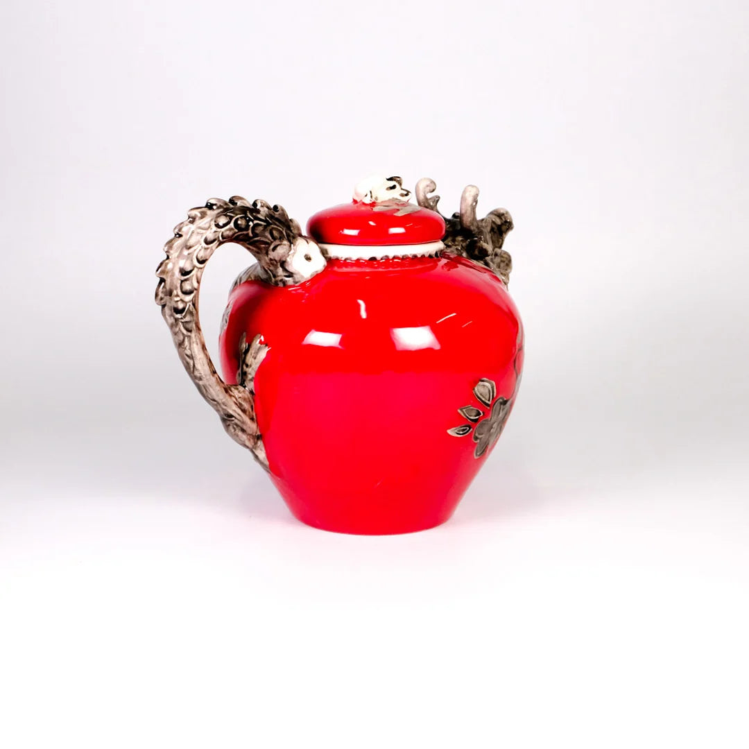 Clayworks Red Dragon Teapot
