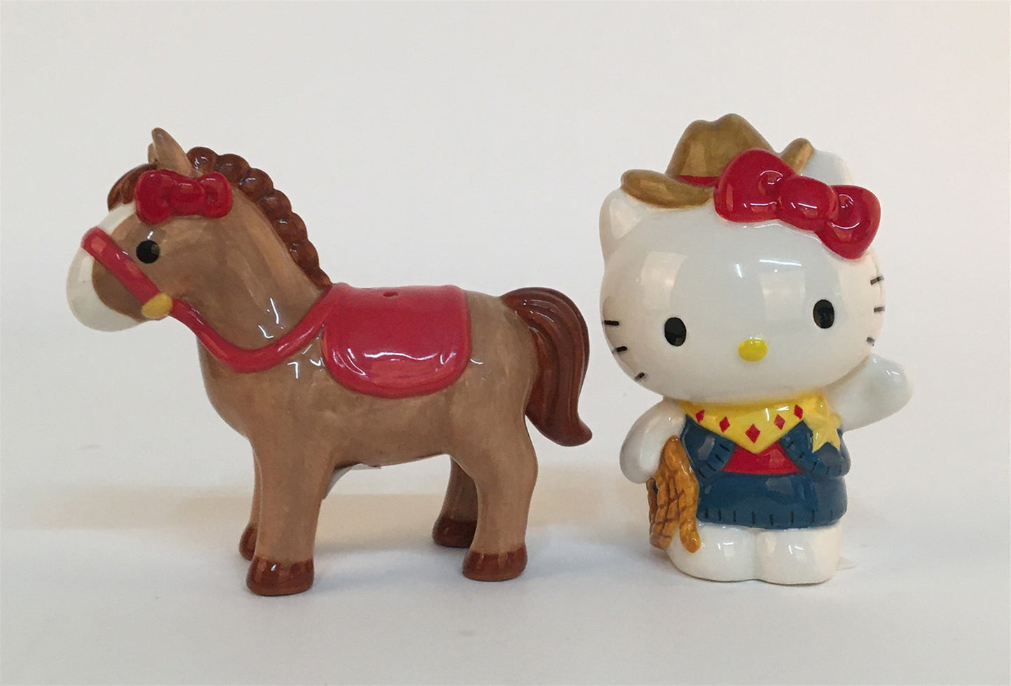 Hello Kitty Cowgirl Salt & Pepper Set
