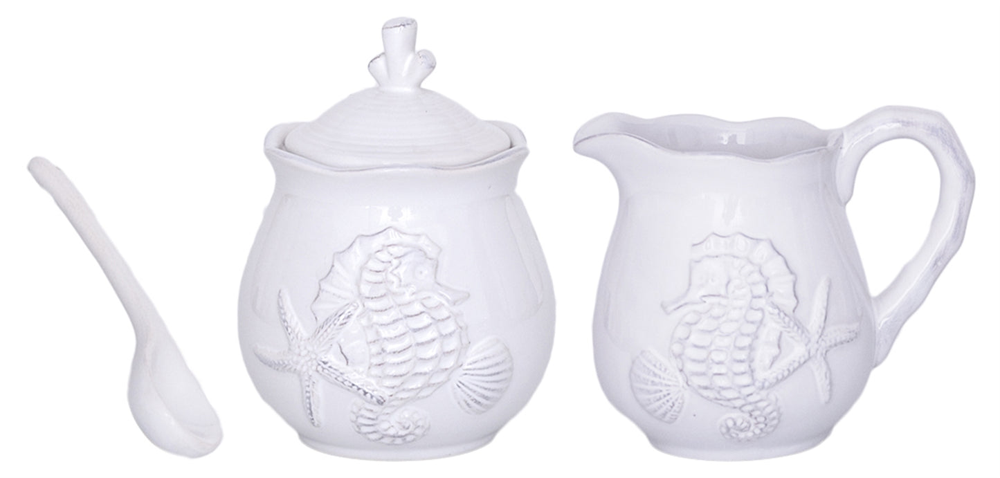 Seahorse Sugar & Creamer Set