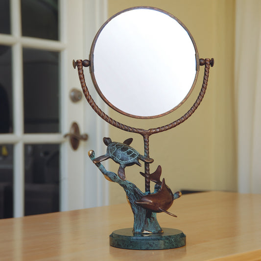 Dolphin & Turtle Mirror
