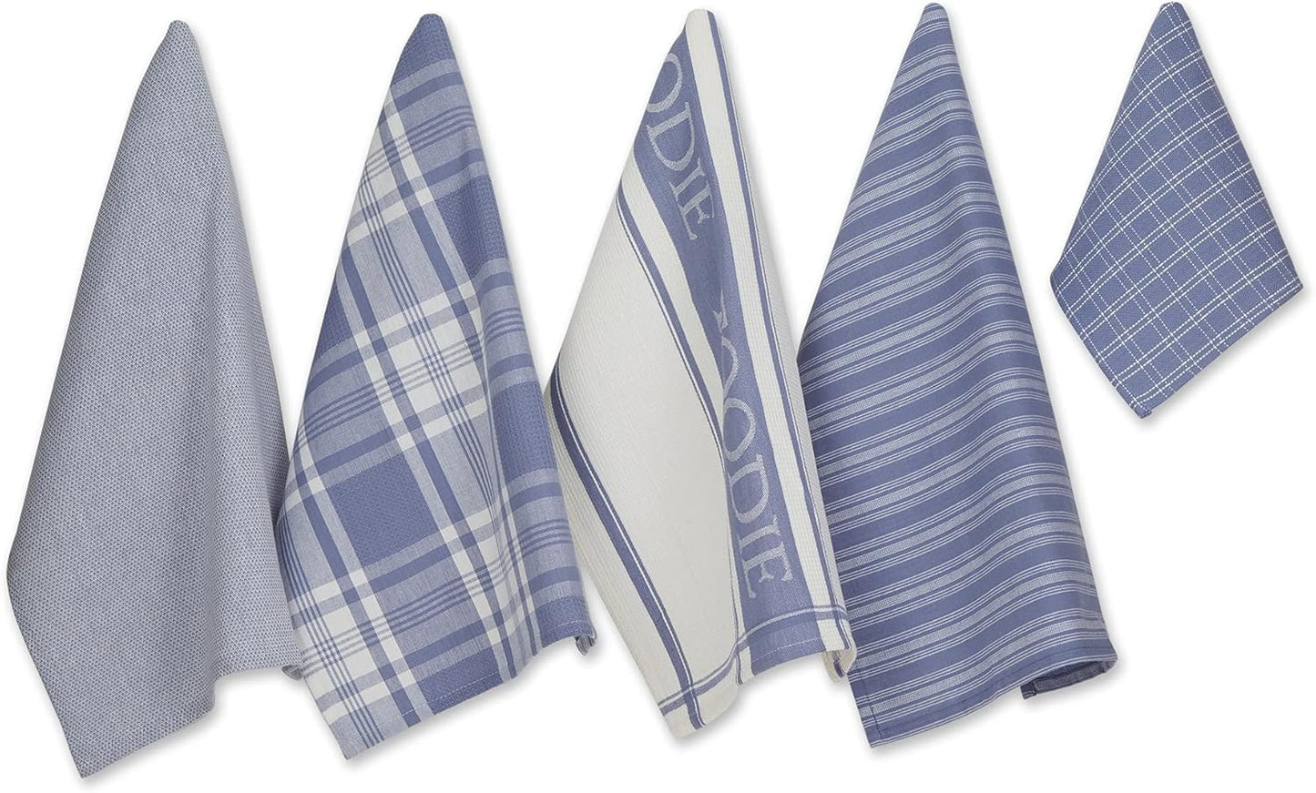 Stonewash Blue Foodie Dishtowel & Dishcloth