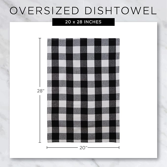 Assorted Woven Dishtowel Collection Classic Oversized Artichoke