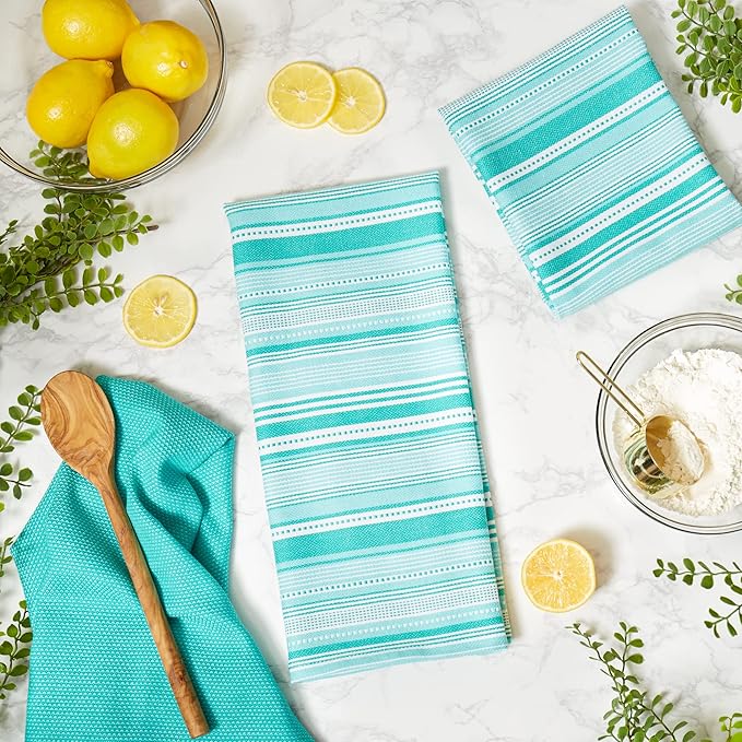 Everyday Dishtowel Collection Urban Stripe 3 Piece