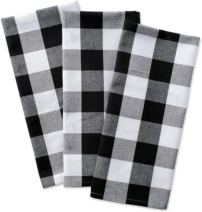 Black Buffalo Check Dishcloth