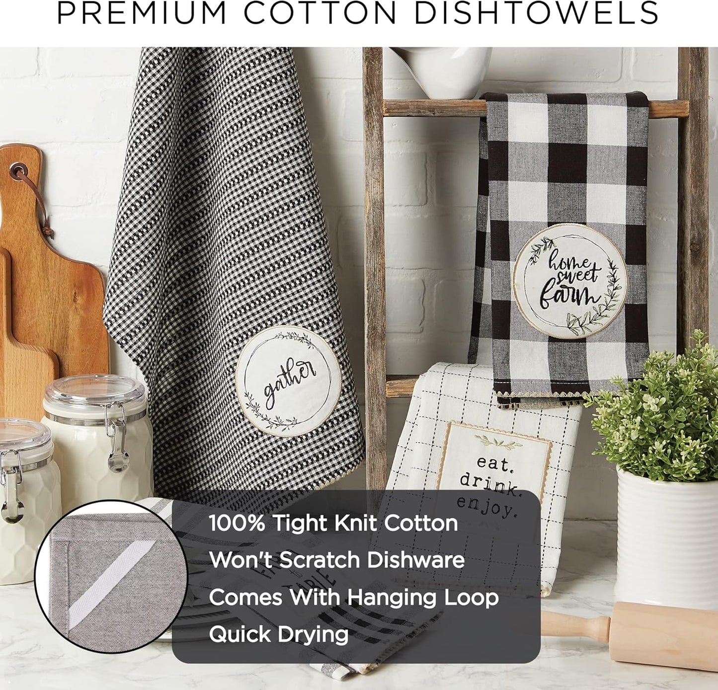 Wedding Collection Home Essentials For Newlyweds, Dishtowel Set