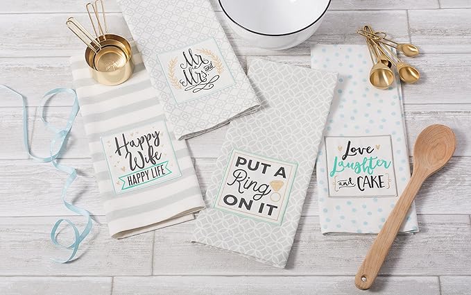 Wedding Collection Home Essentials For Newlyweds, Dishtowel Set