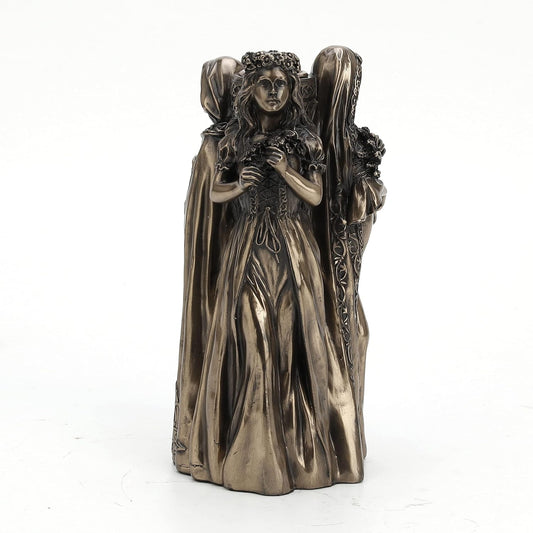 Wicca Triple Goddess Maiden Mother And Crone Candle Holder