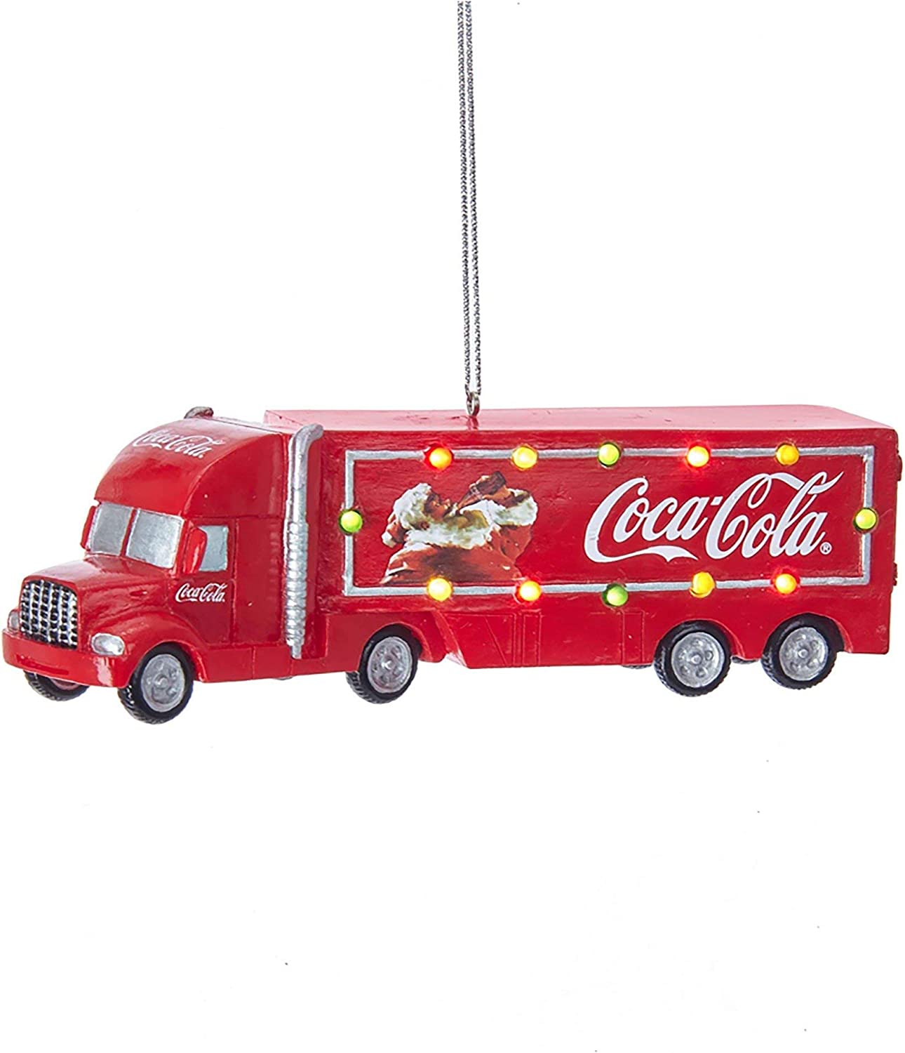 Coca-Cola Battery-Operated Truck With Lights Ornament